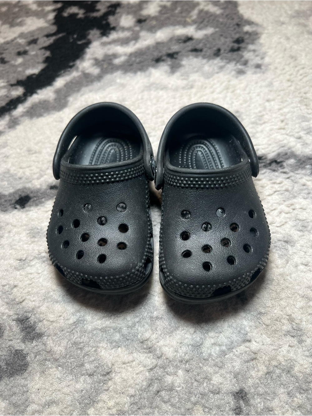 CROCS Kids Black Classic Clog Sandals